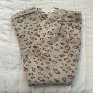 Girls Zara Leopard Knit Pants